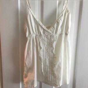 White lace top